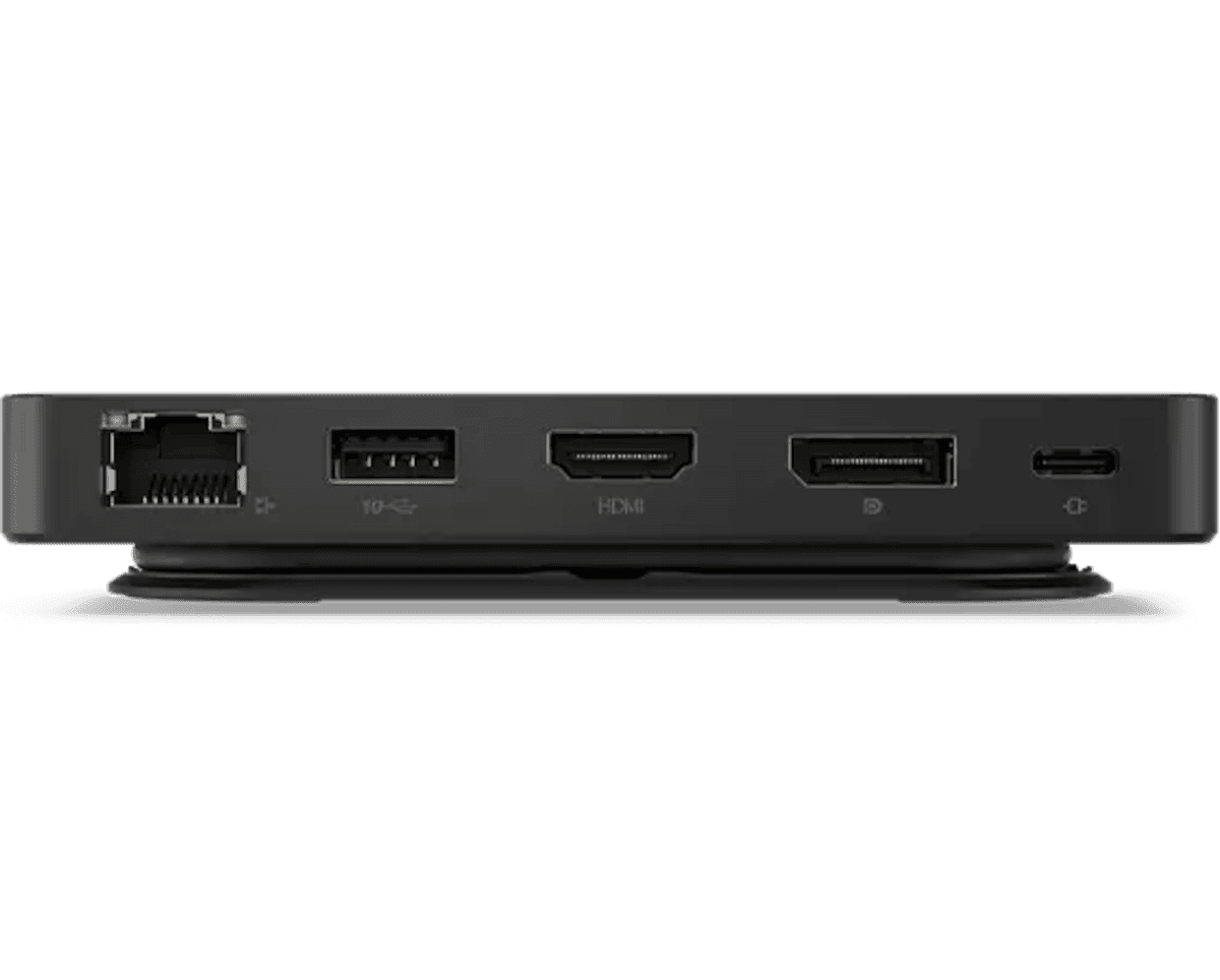 Lenovo USB-C Dual Display Travel Dock with Adapter image 3