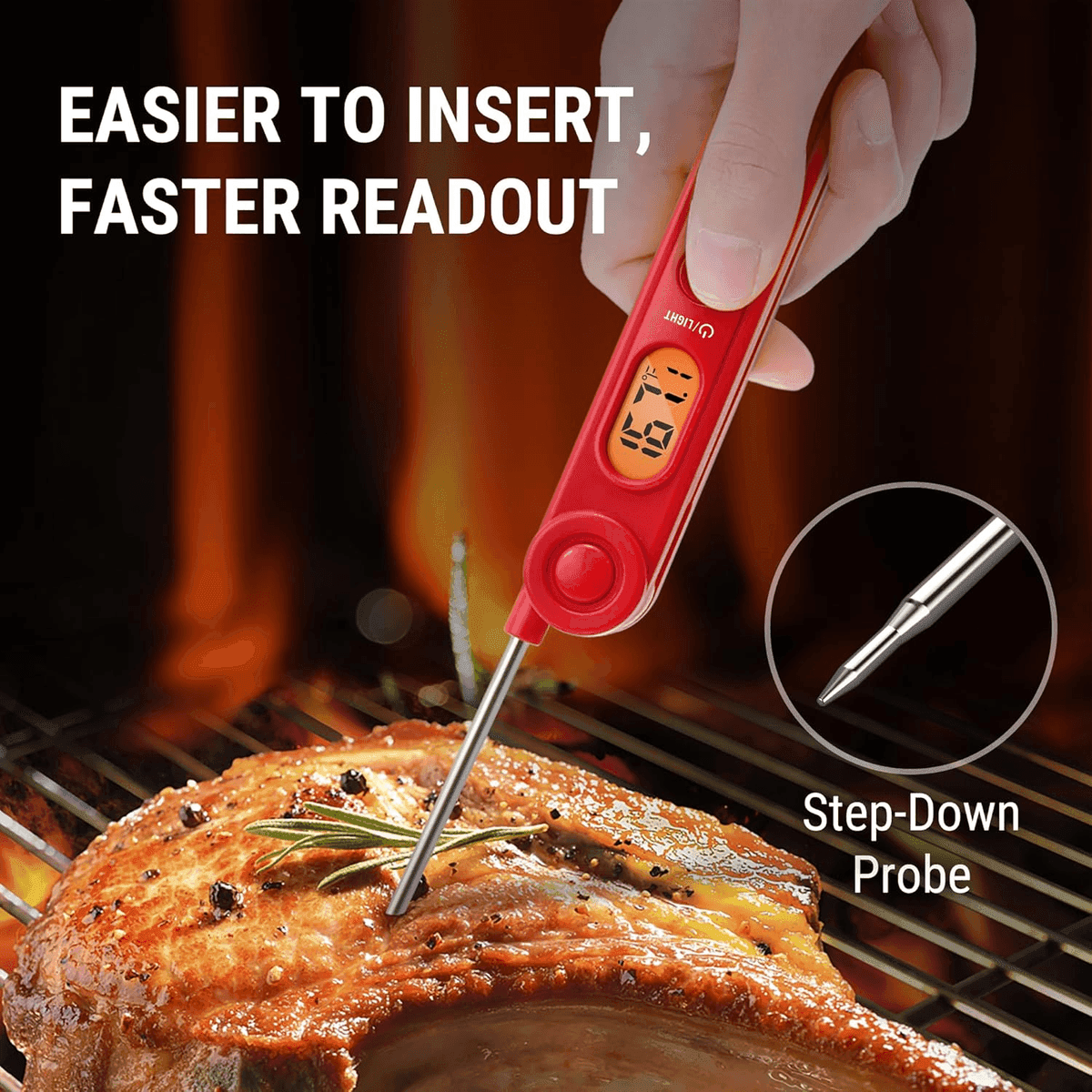 TempPro TempSwift Instant-Read Meat Thermometer for $8.98 image 4