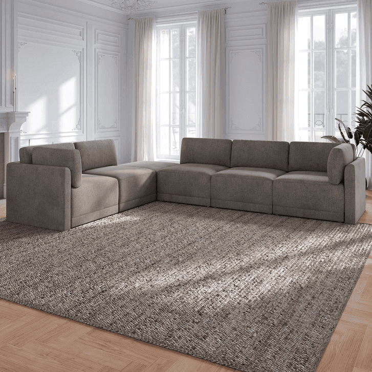 Thomasville Fallon 6-piece Modular Sectional with Ottoman for $999.99 image 3