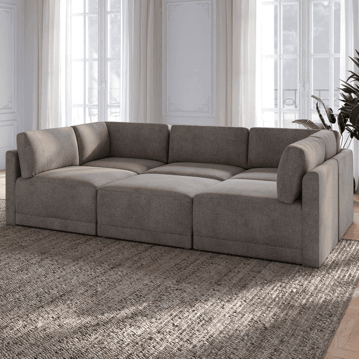 Thomasville Fallon 6-piece Modular Sectional with Ottoman for $999.99 image 5