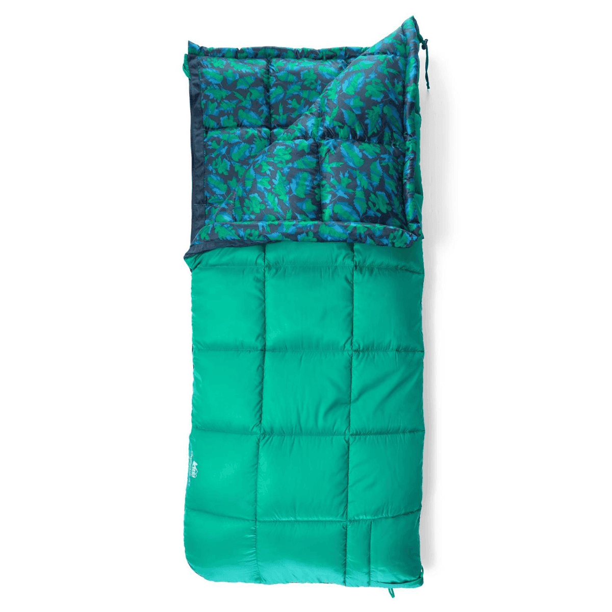 REI Co-op Kindercamp 40 Kids' Sleeping Bag in Malachite