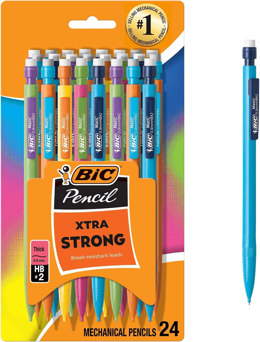 BIC Xtra Strong 0.9mm Mechanical Pencils 24-Count for $4.47