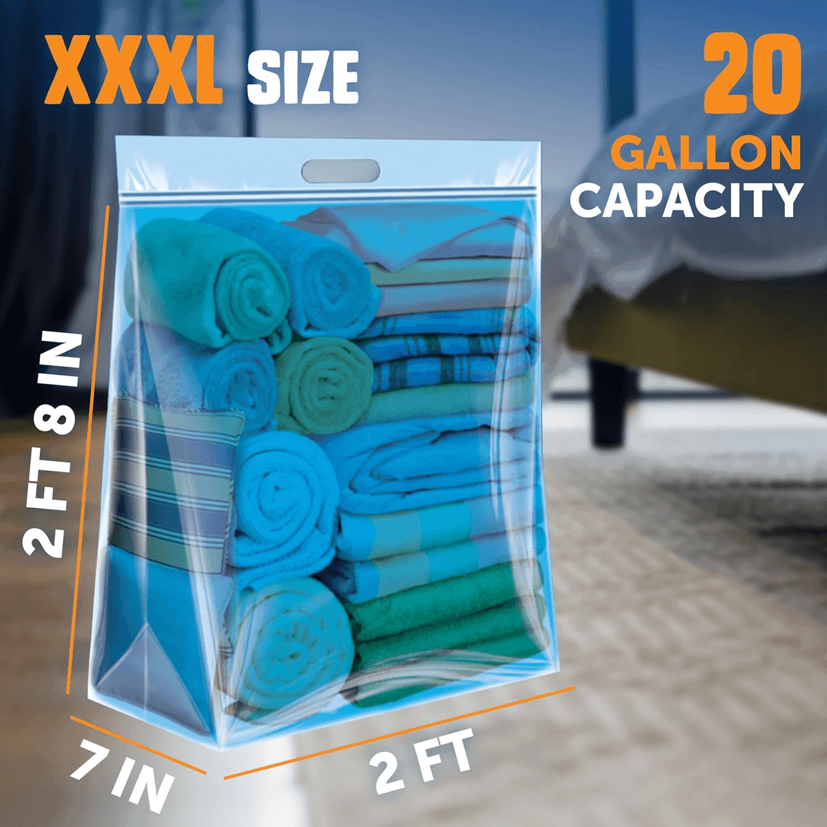 Ziploc Big Bags 20-Gallon XXXL Reusable Storage Bags - 6 Count image 2
