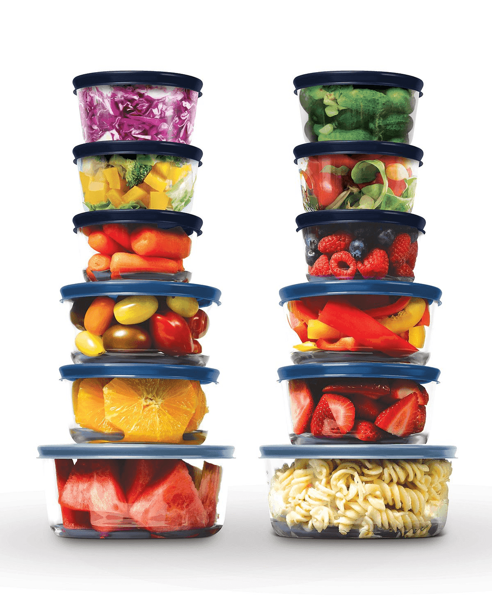Art & Cook 24-Piece Glass Food Storage Set in Blue for $25.20 image 3