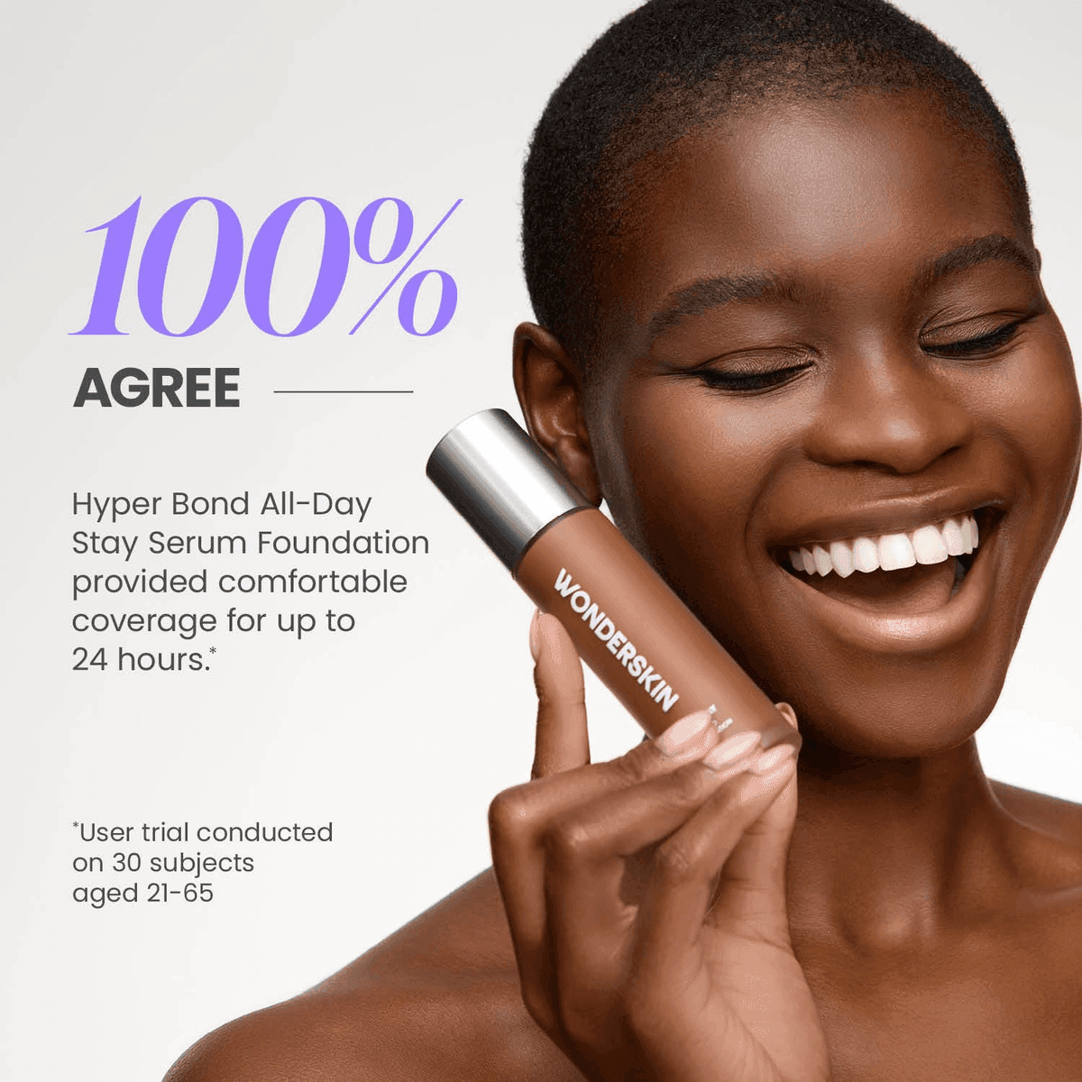 Wonderskin Hyper-Bond Serum Foundation, 04 Halo, for $33.60 image 4