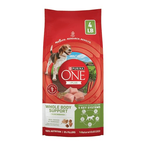 Purina ONE Plus Whole Body Support Dry Dog Food 4 lb for $9.58 image 2