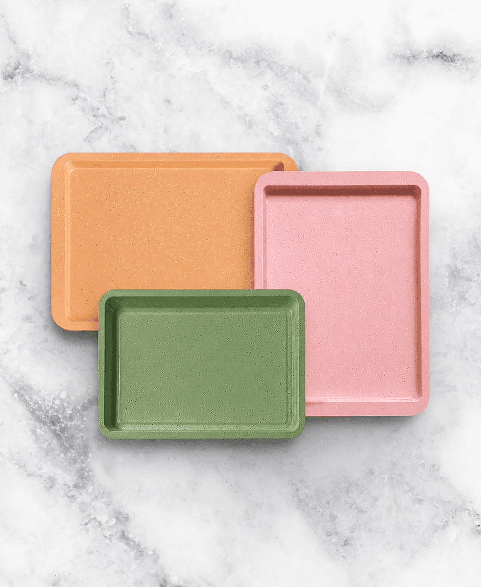 Art & Cook 3-Piece Ceramic Nonstick Cookie Sheet Set for $15.75 image 2