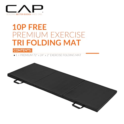 CAP 72-by-24-Inch 2-Inch Folding Exercise Mat for $29.43 image 2