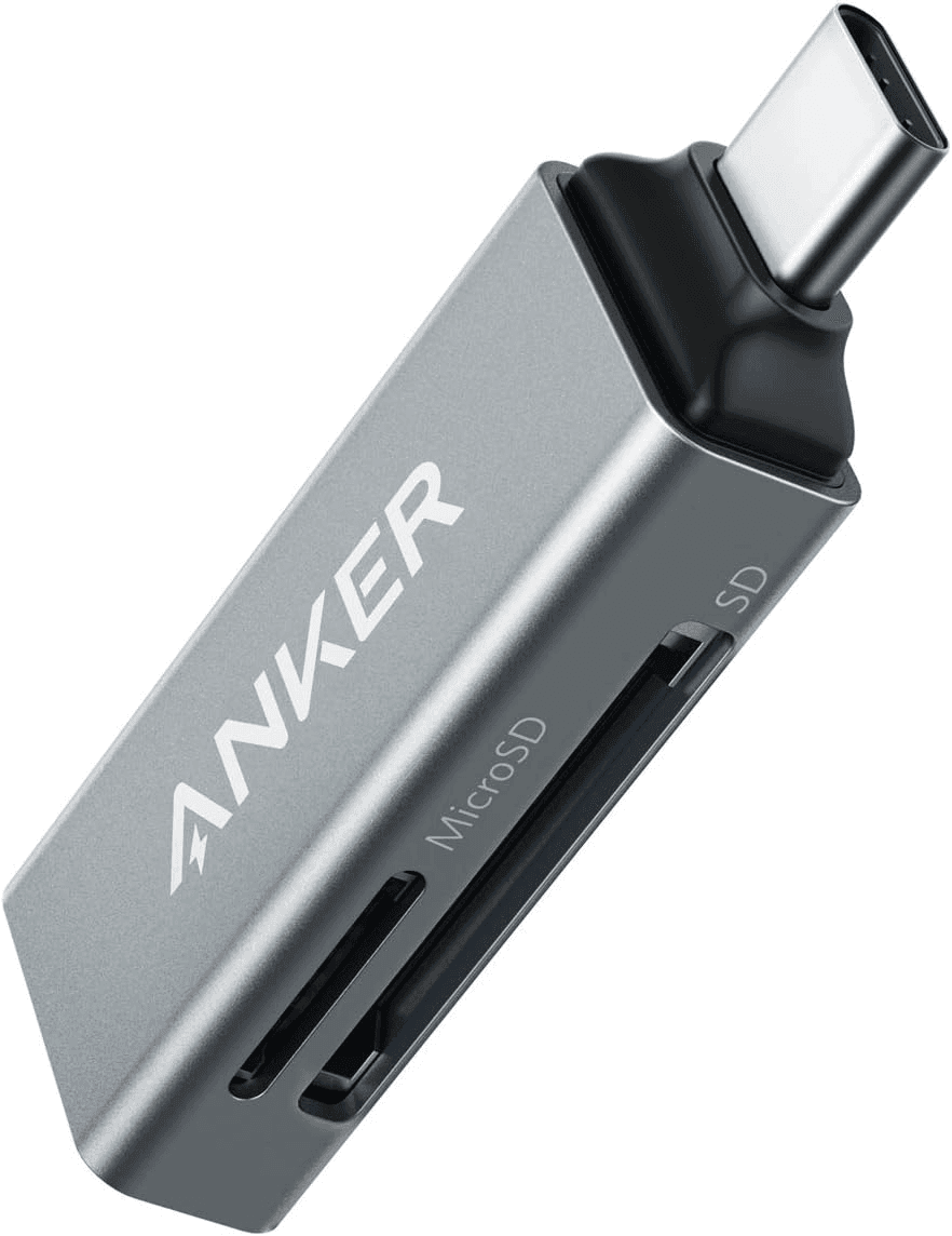 Anker USB-C 2-in-1 SD and microSD Card Reader for $9.99