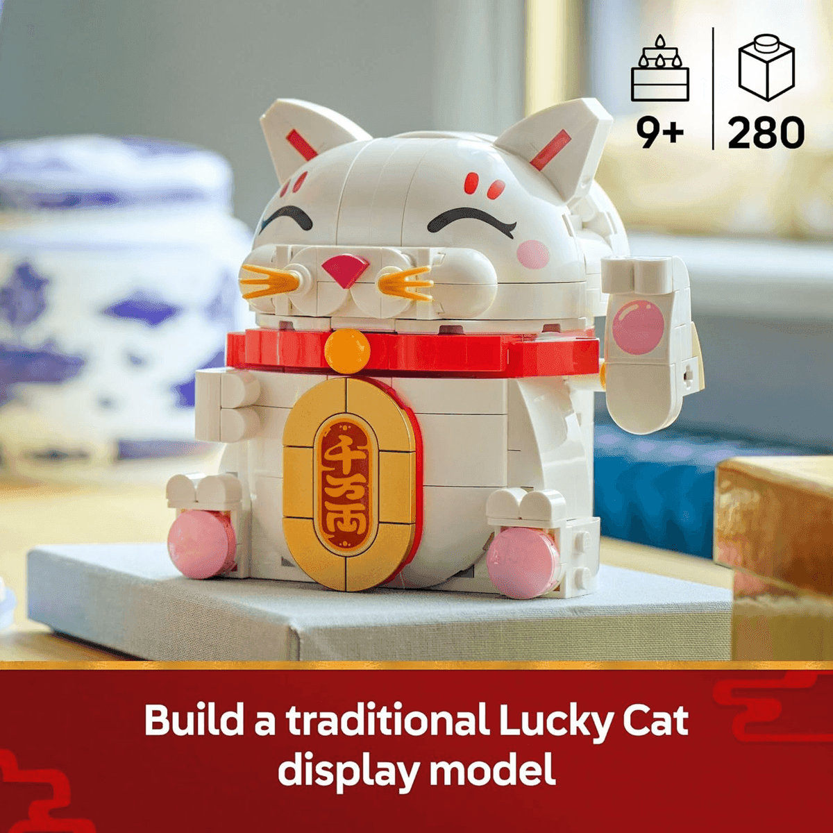 LEGO Lucky Cat Building Set 40813 (280 Pieces) for $20 image 2