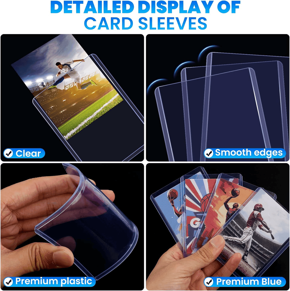 ZENOWICK 200-Count Trading Card Protector Set for $11.99 image 4