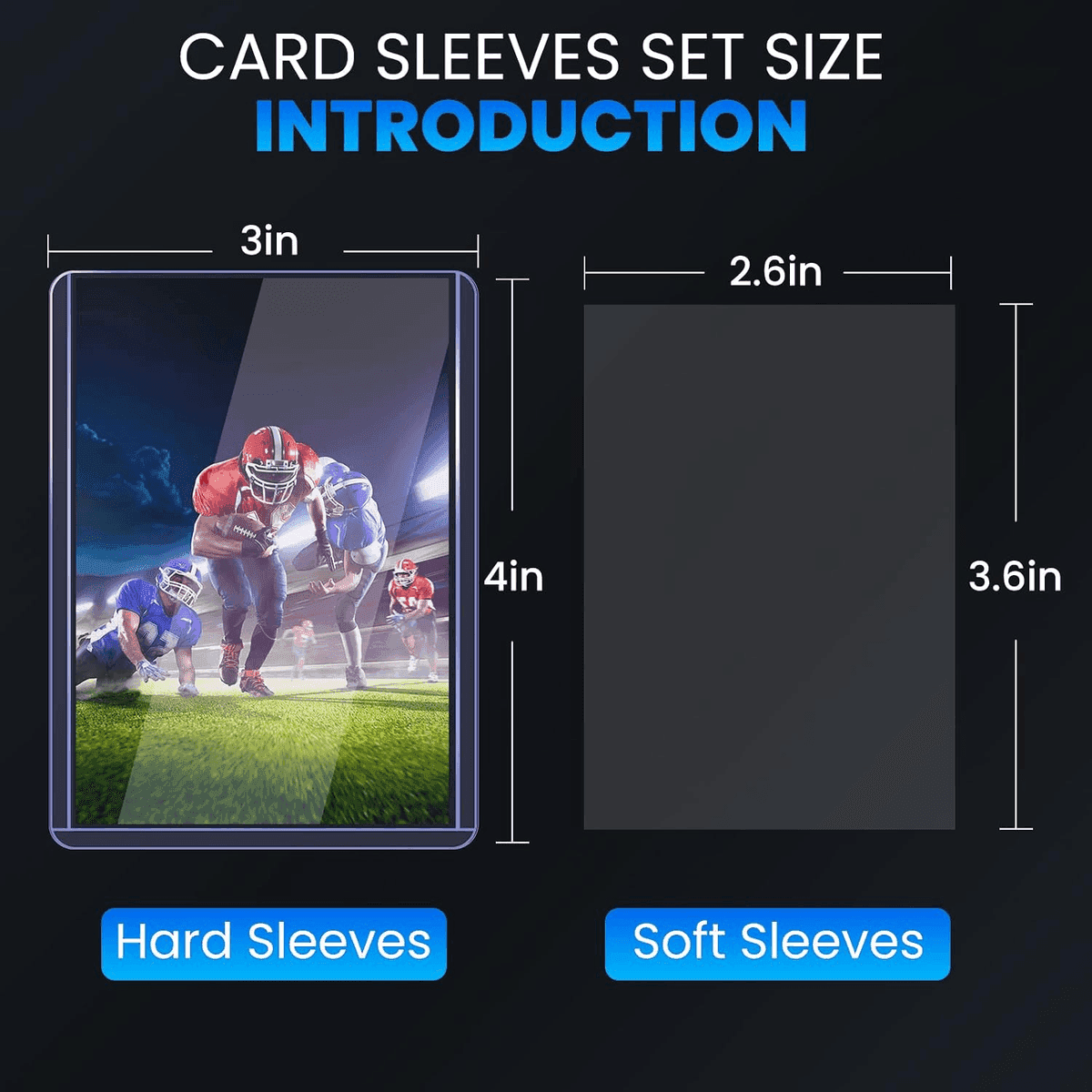 ZENOWICK 200-Count Trading Card Protector Set for $11.99 image 2