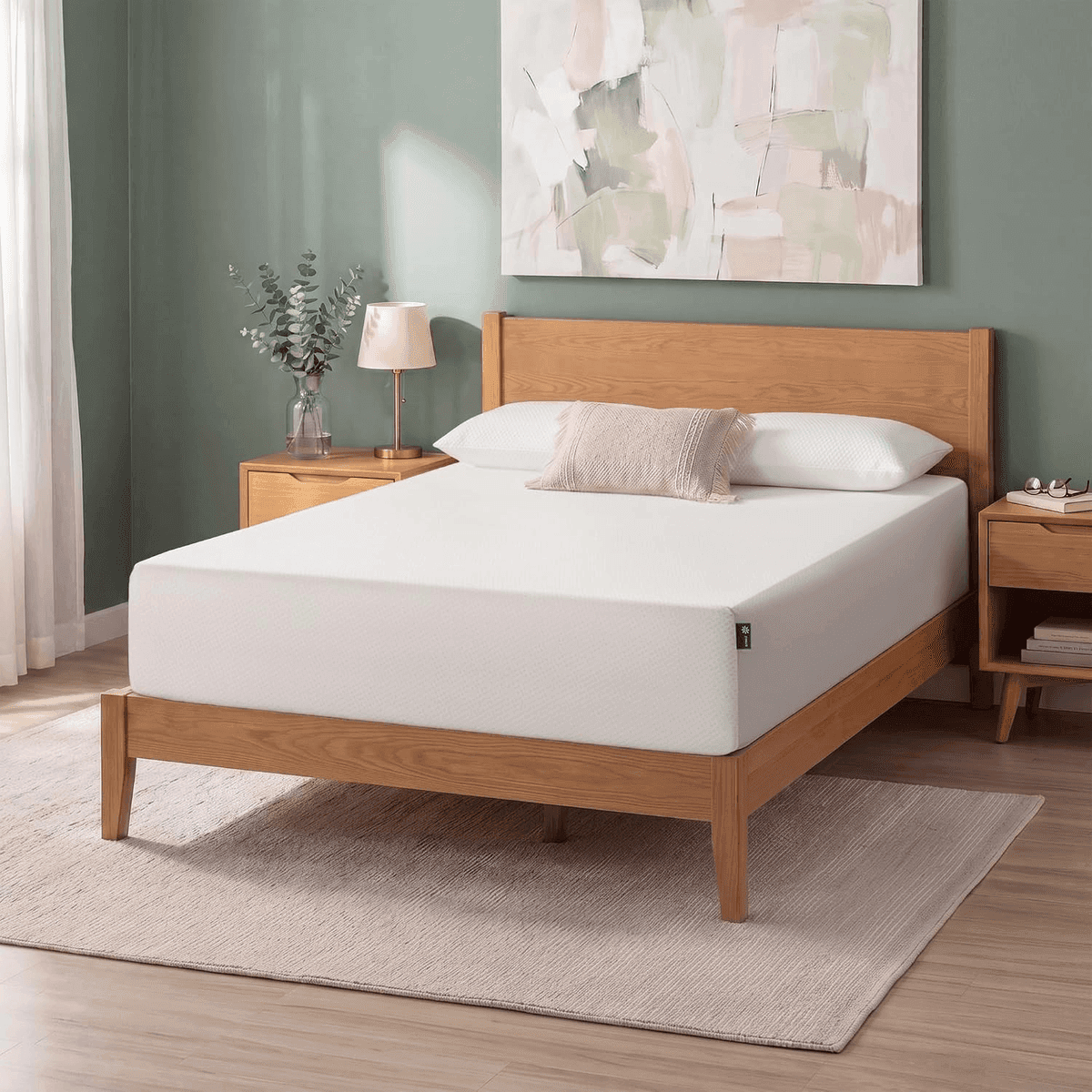Zinus 12-inch Full Green Tea Memory Foam Mattress for $199