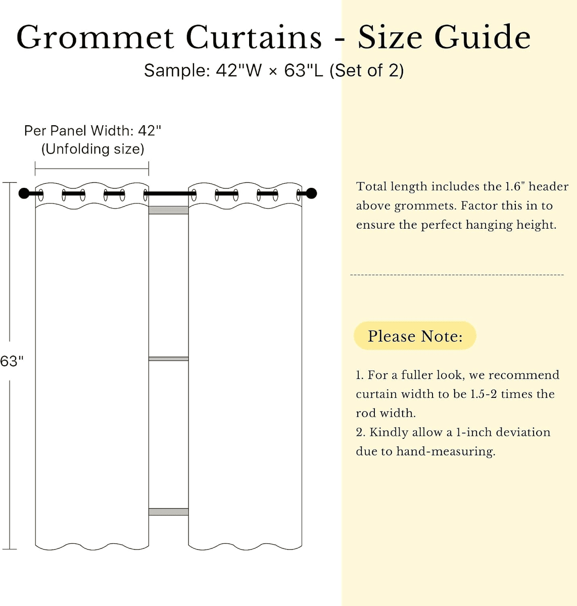 NICETOWN Lavender Purple Blackout Curtains, 42 x 63 Inches, 2 Panels for $27.15 image 2