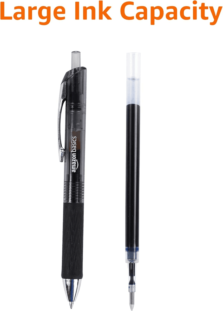 Amazon Basics Retractable Gel Pens 12-Pack image 4