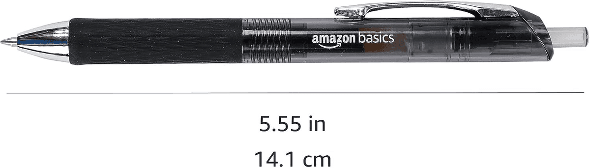 Amazon Basics Retractable Gel Pens 12-Pack image 5