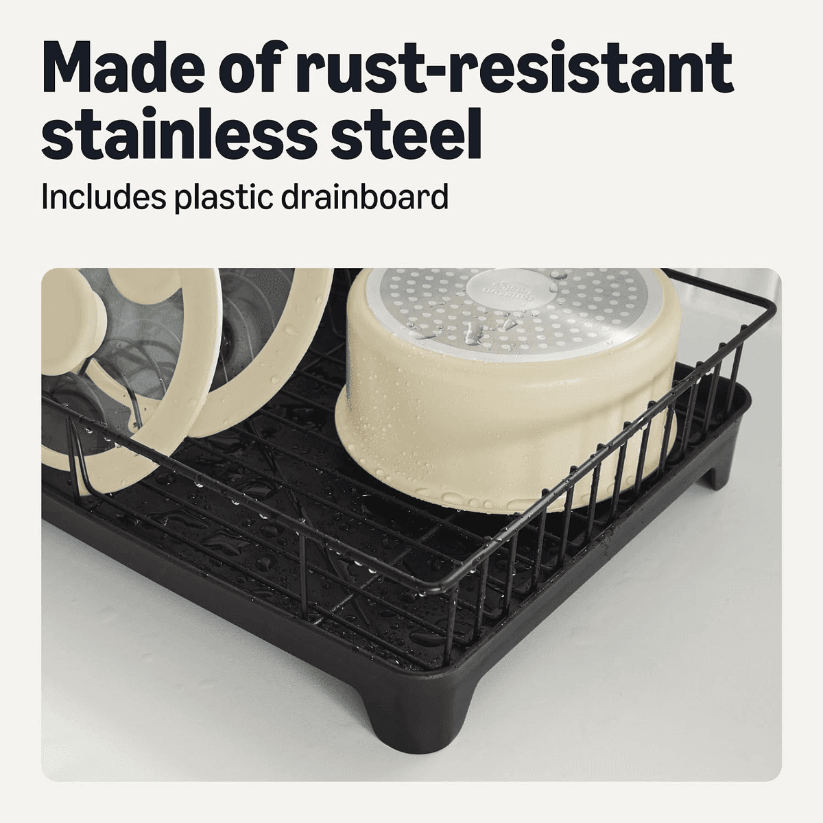 Amazon Basics Stainless Steel Dish Drying Rack for $16.17 image 3