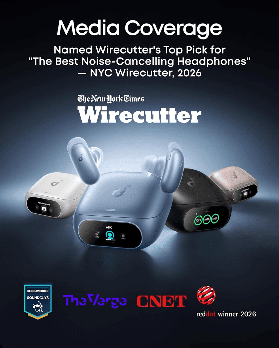 Soundcore Liberty 5 Pro Noise-Canceling Wireless Earbuds - Black image 4