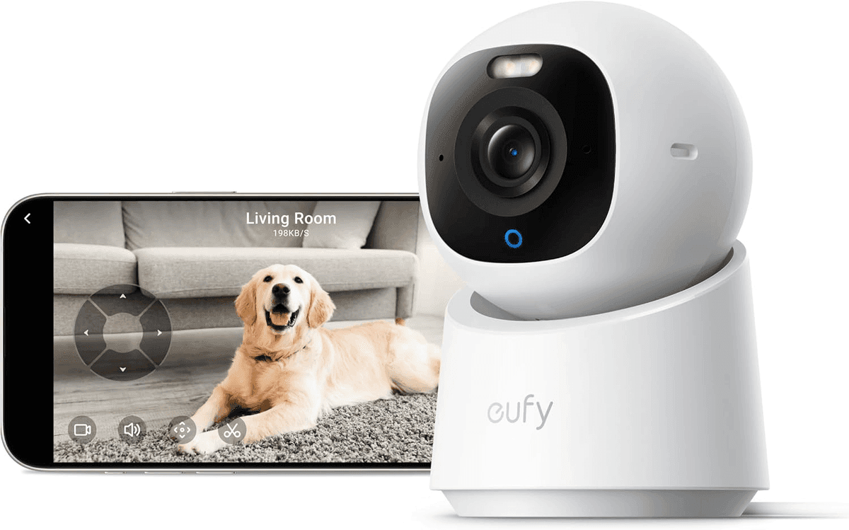 eufy Security Indoor Cam E30 4K Pan & Tilt Camera