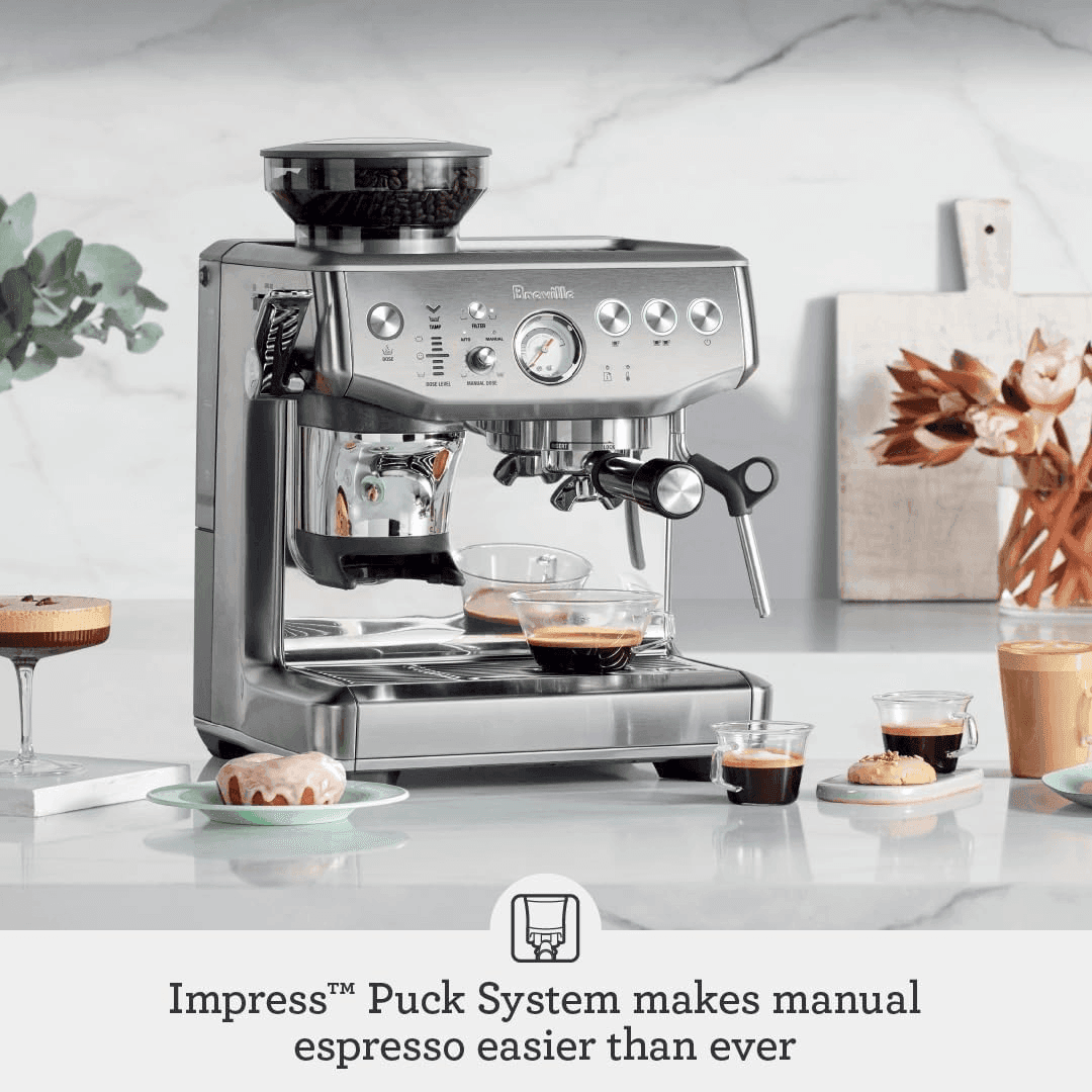 Breville Barista Express Impress Espresso Machine BES876BSS image 2