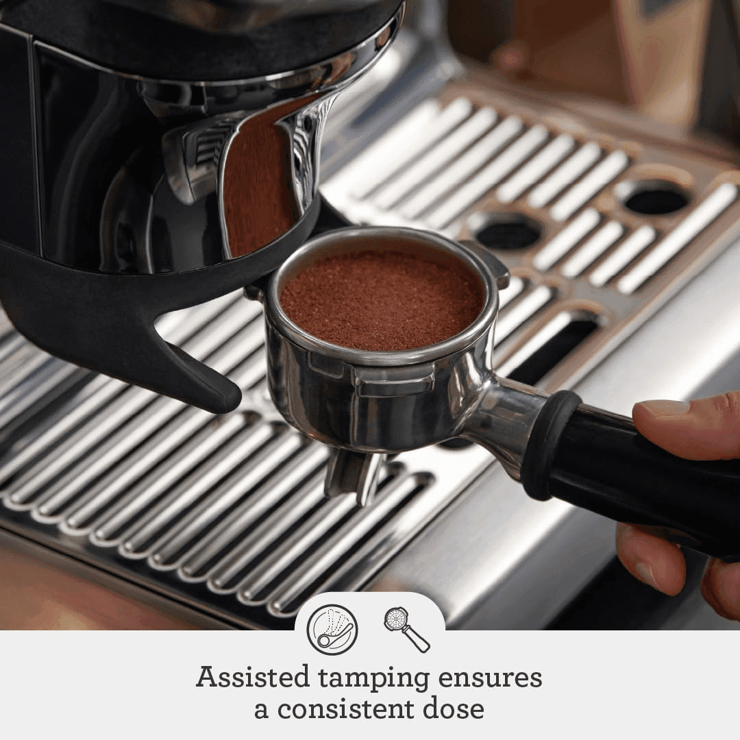 Breville Barista Express Impress Espresso Machine BES876BSS image 4