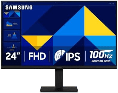 Samsung 24" (S30GD) Essential Monitor with IPS Panel and Tilt Only Stand, 100Hz Refresh Rate, Ergonomic Design, Advanced Eye Care, Game Mode, LS24D... image 2