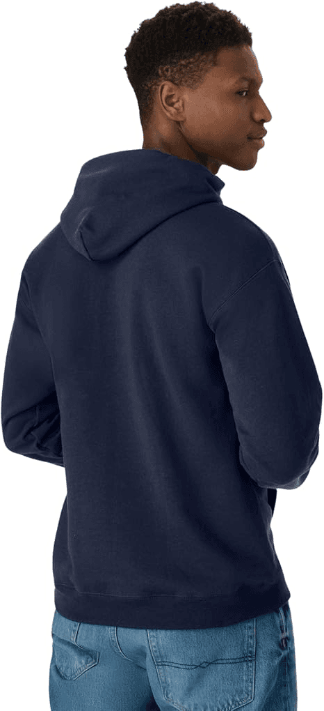 Hanes EcoSmart Fleece Hoodie, Navy 3X-Large, for $8 image 2