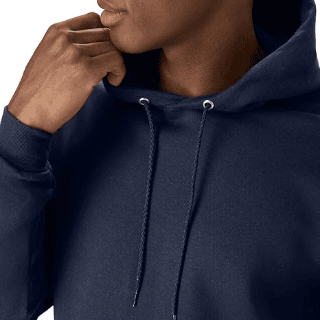 Hanes EcoSmart Fleece Hoodie, Navy 3X-Large, for $8 image 3