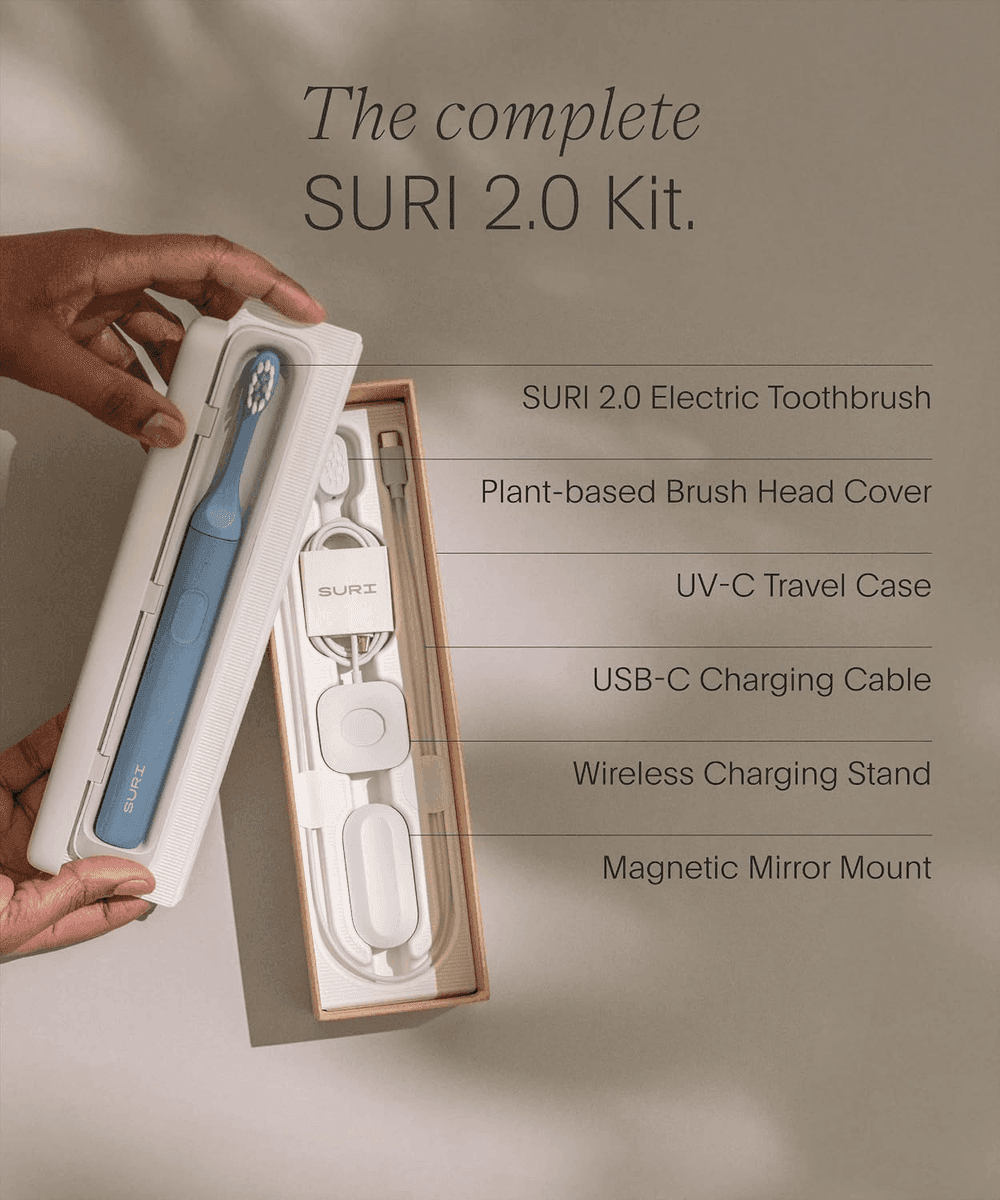 SURI Pro Sonic Electric Toothbrush with UV Travel Case for $114.74 image 5