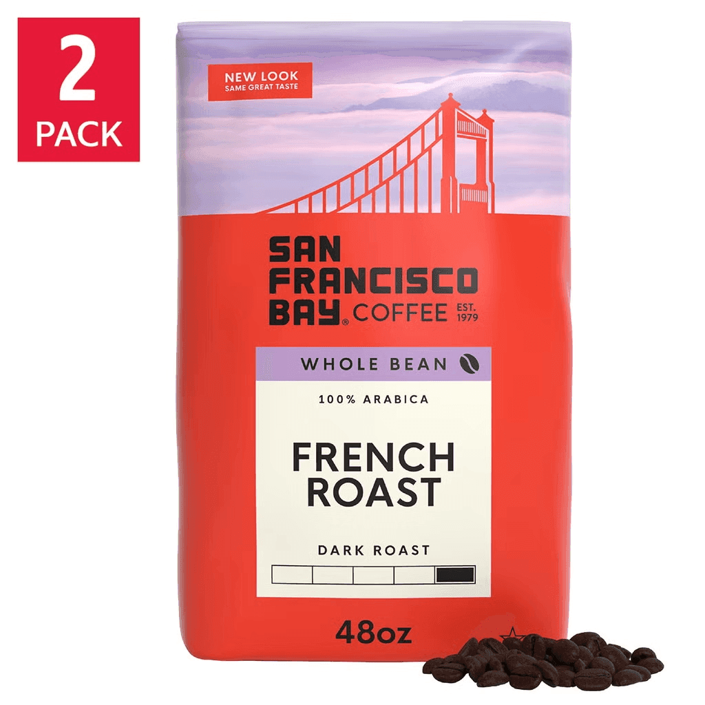 San Francisco Bay French Roast Whole Bean Coffee 6 lb for $42.99