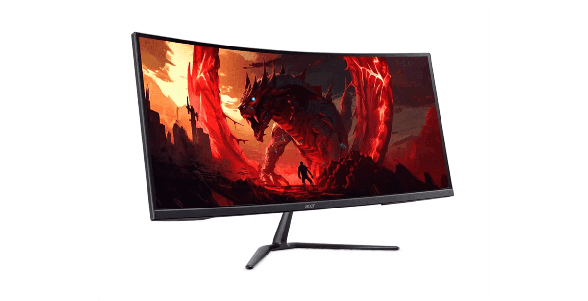 Acer Nitro ED340CUR X 34-Inch 200Hz Curved Monitor (Certified Refurbished) for $180.49 image 2