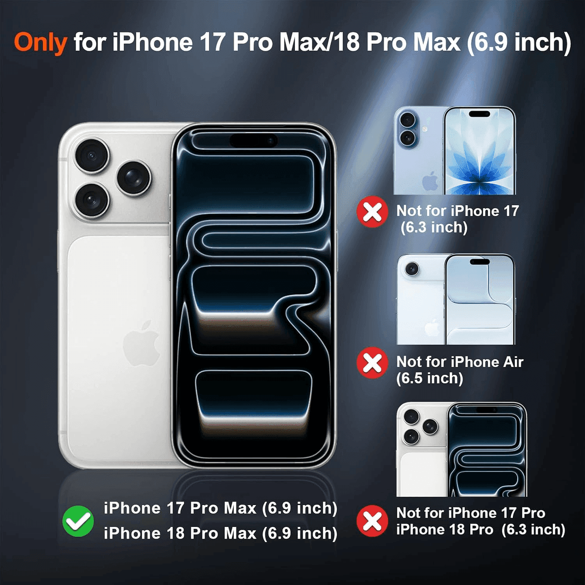 SUPFINE MagSafe Case + Screen Protector for iPhone 17 Pro Max/18 Pro Max image 2