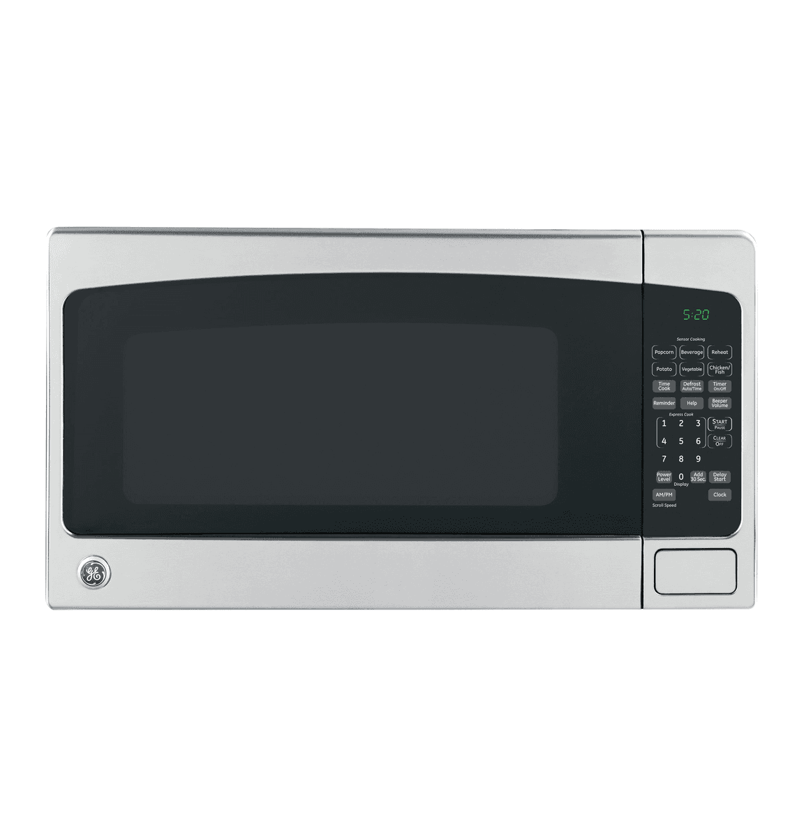 GE 2.0-cu.-ft. 1200W Countertop Microwave, Stainless Steel