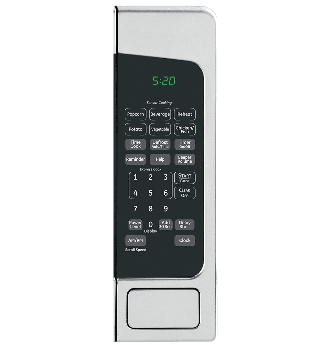GE 2.0-cu.-ft. 1200W Countertop Microwave, Stainless Steel image 3