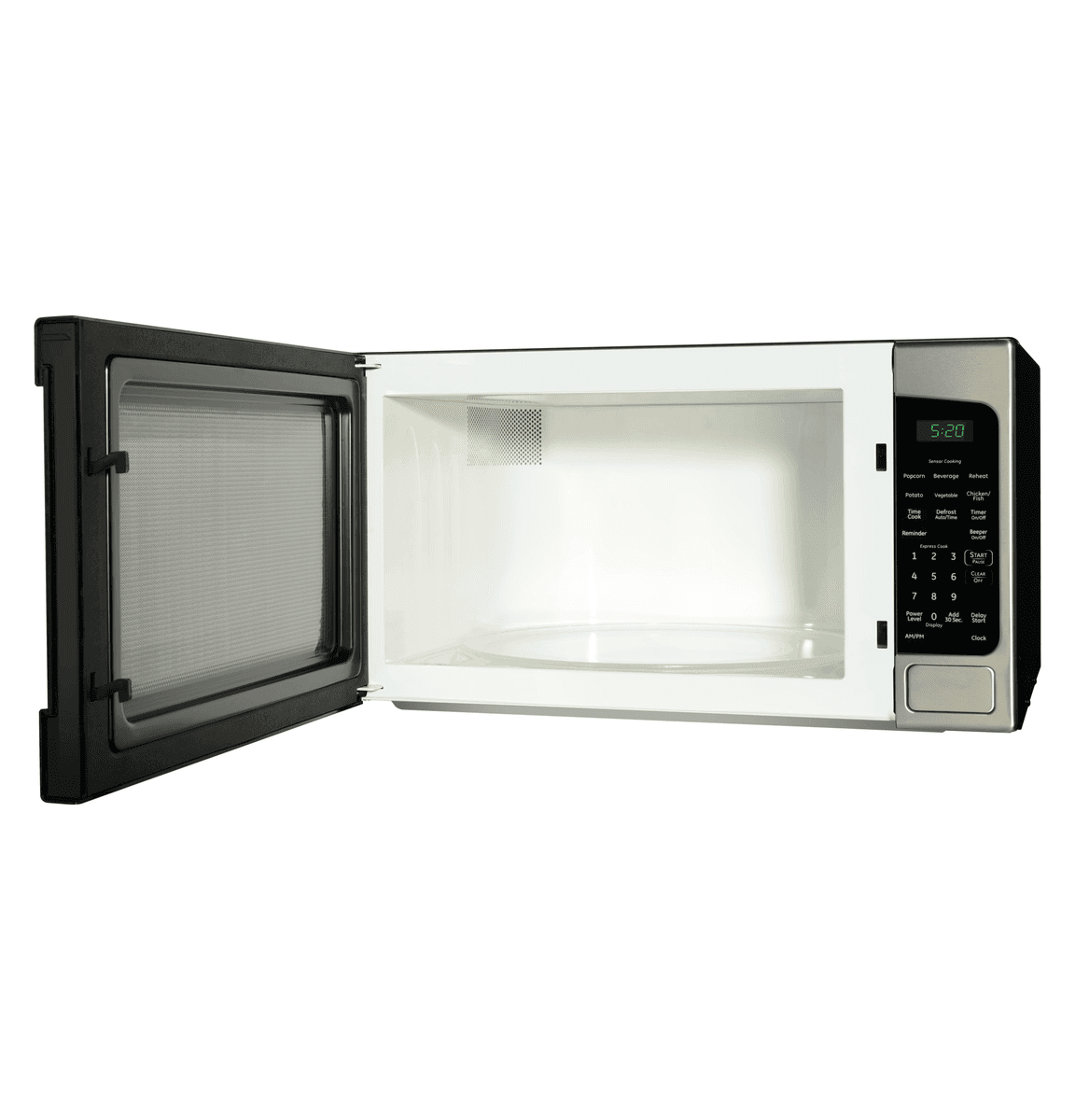 GE 2.0-cu.-ft. 1200W Countertop Microwave, Stainless Steel image 2