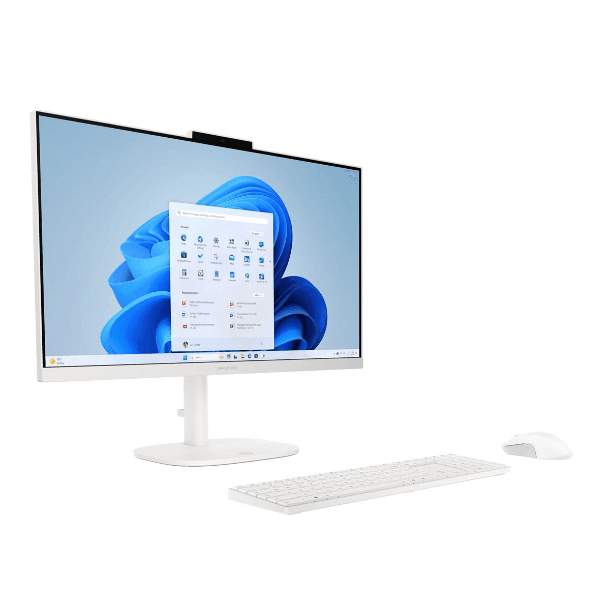 HP OmniStudio 23.8-Inch All-in-One PC, Intel Core 3, 8GB RAM, 512GB SSD image 4