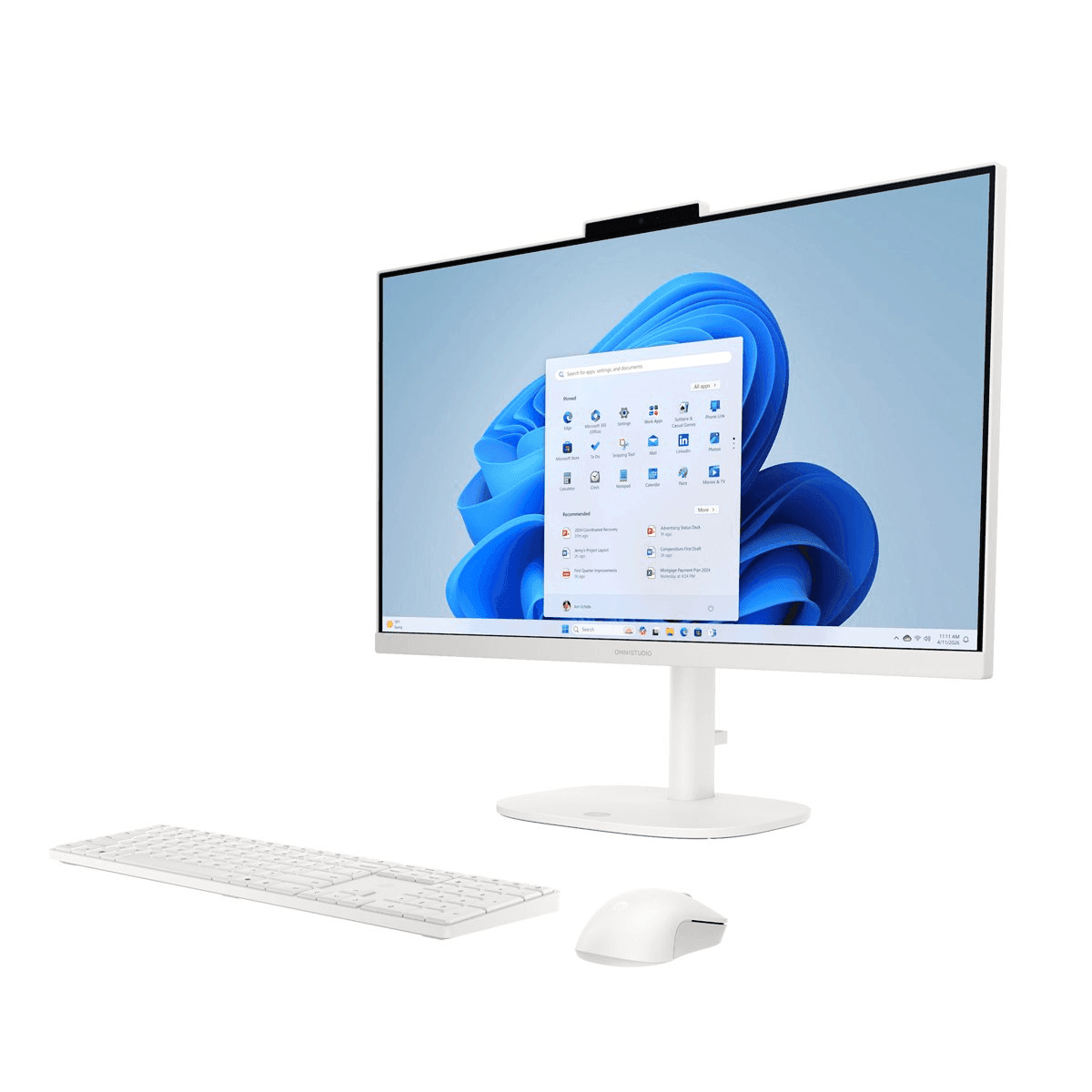 HP OmniStudio 23.8-Inch All-in-One PC, Intel Core 3, 8GB RAM, 512GB SSD image 3
