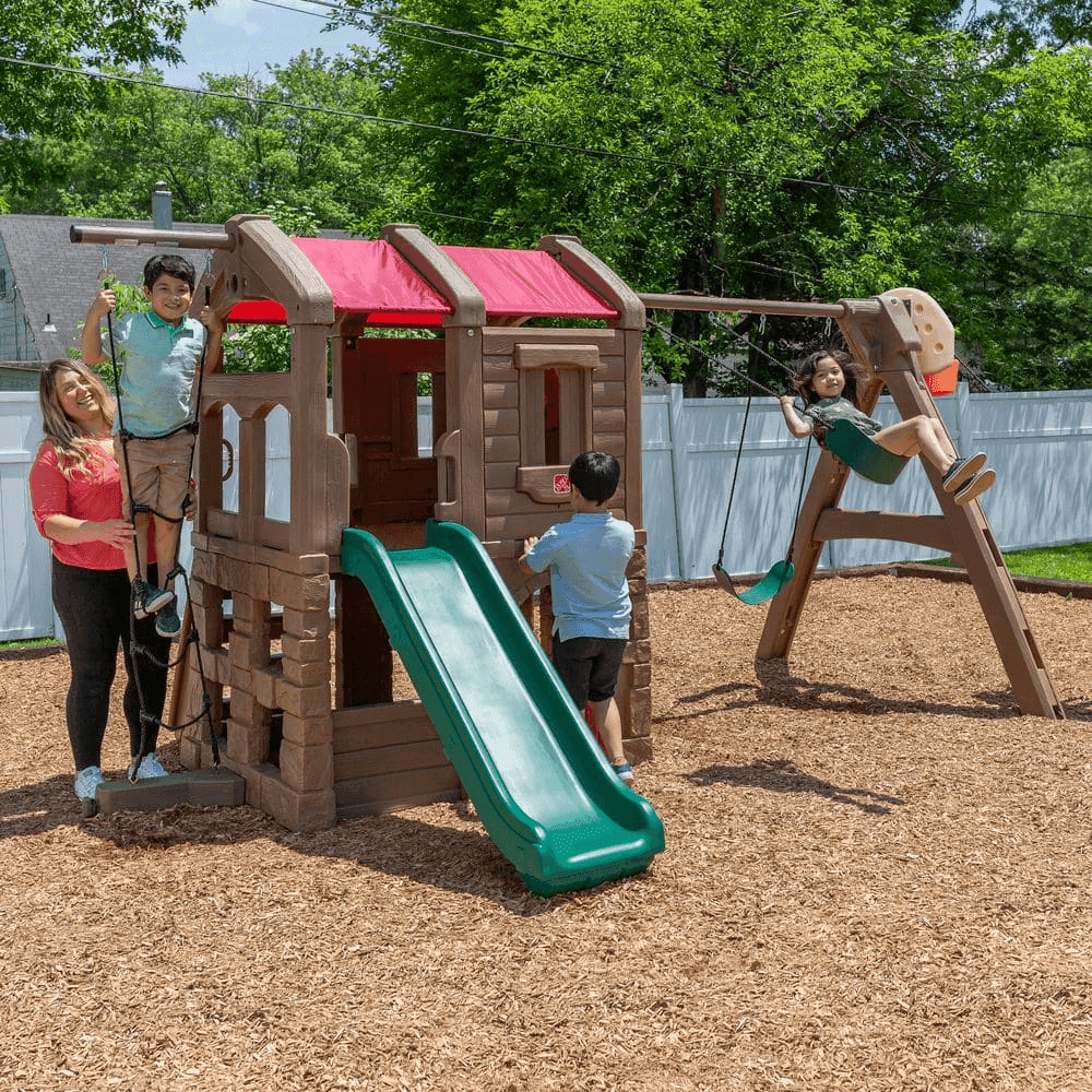 Step2 Naturally Playful Adventure Lodge Playground Set image 2