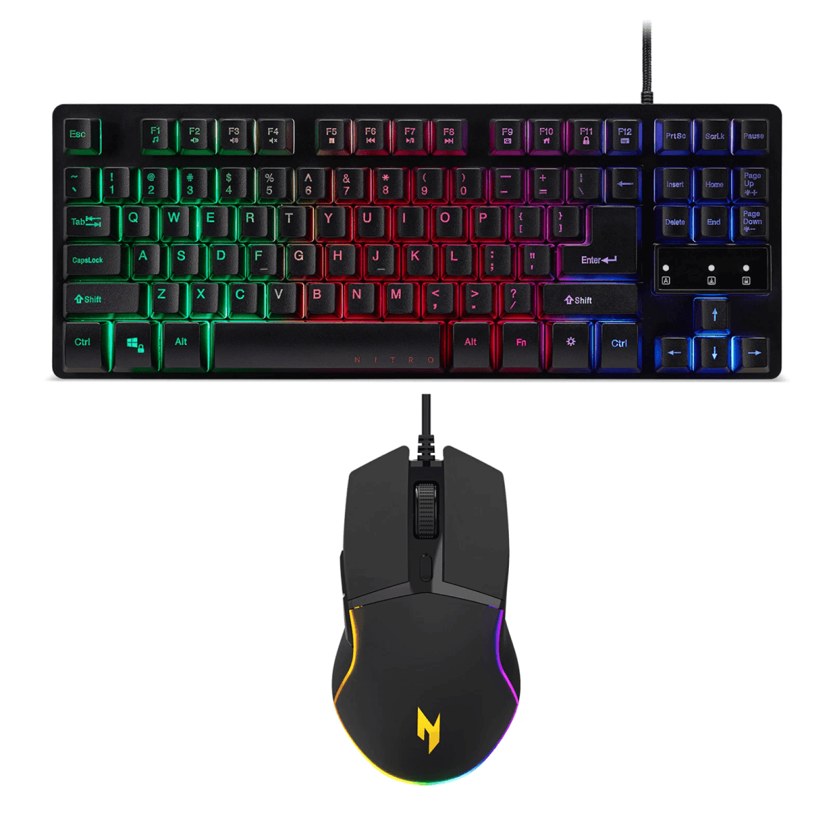 Acer Nitro NAK100 Wired Gaming Keyboard and Mouse Combo