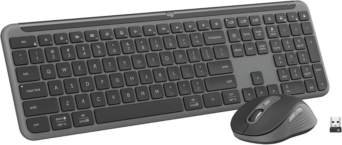 Logitech MK955 Signature Slim Wireless Keyboard and Mouse Combo