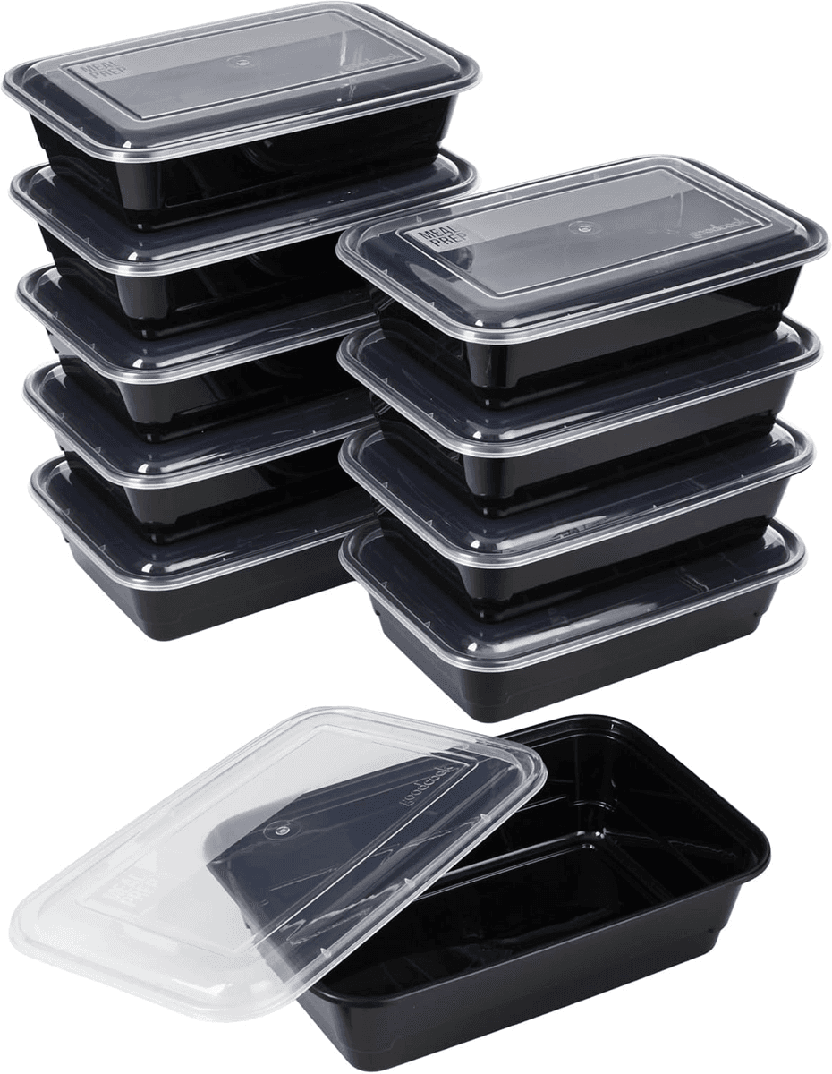GoodCook Single-Compartment Meal Prep Containers 10-Pack $9.88