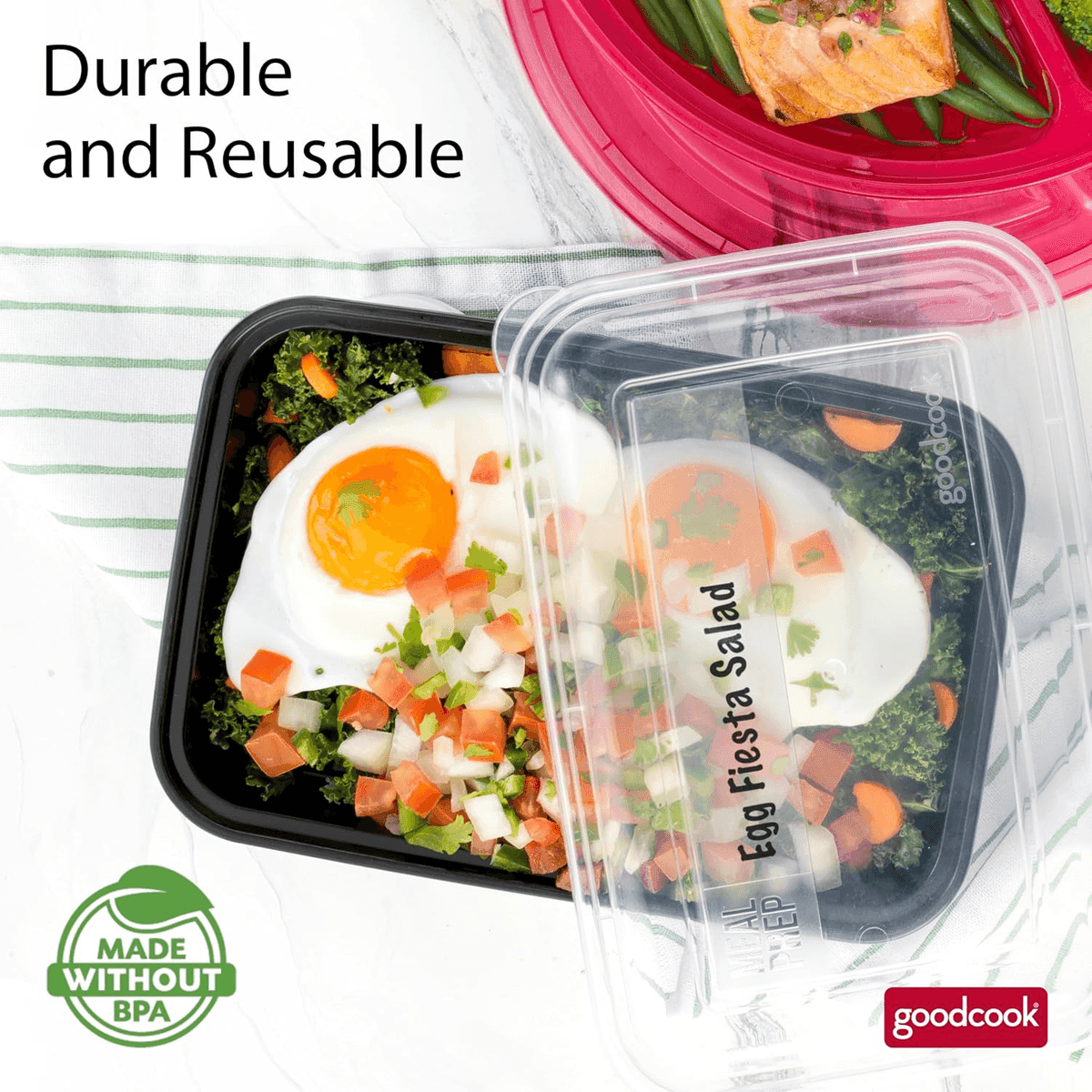 GoodCook Single-Compartment Meal Prep Containers 10-Pack $9.88 image 4