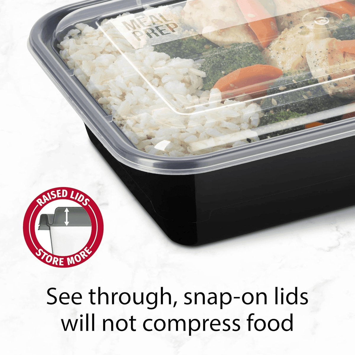 GoodCook Single-Compartment Meal Prep Containers 10-Pack $9.88 image 5
