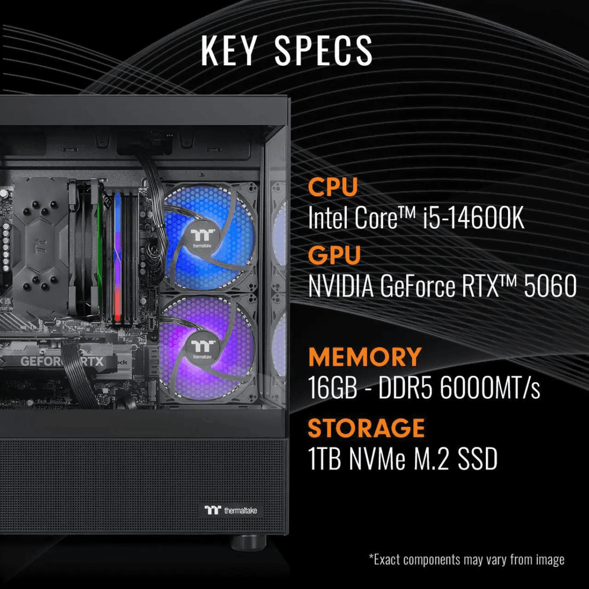 Thermaltake LCGS NE Gaming Desktop with RTX 5060 for $1,239.99 image 2