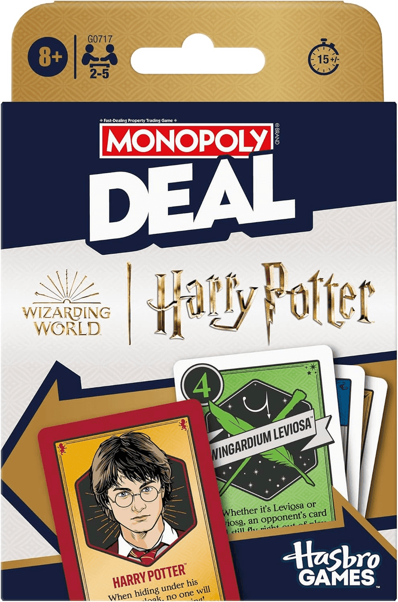 Monopoly Deal Harry Potter Card Game for $4.98