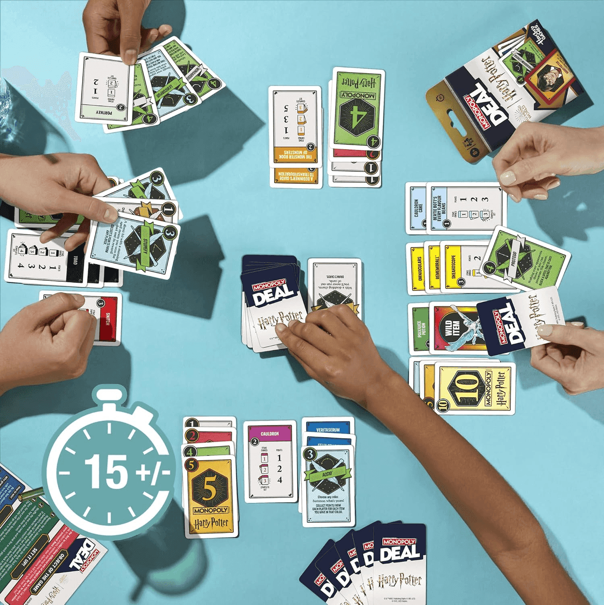 Monopoly Deal Harry Potter Card Game for $4.98 image 5