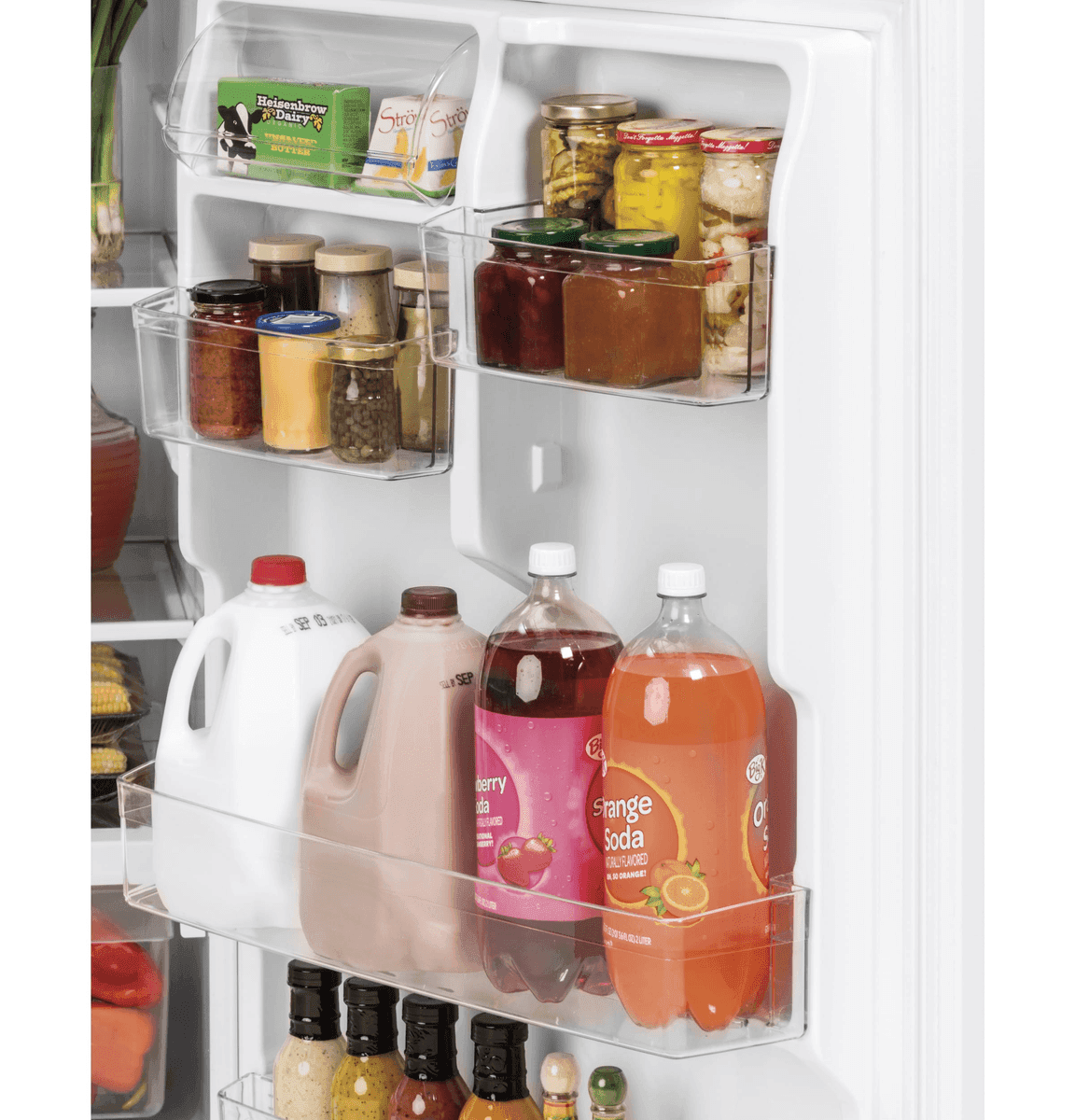 GE 21.9-cu ft Garage-Ready Top-Freezer Refrigerator for $799 image 5