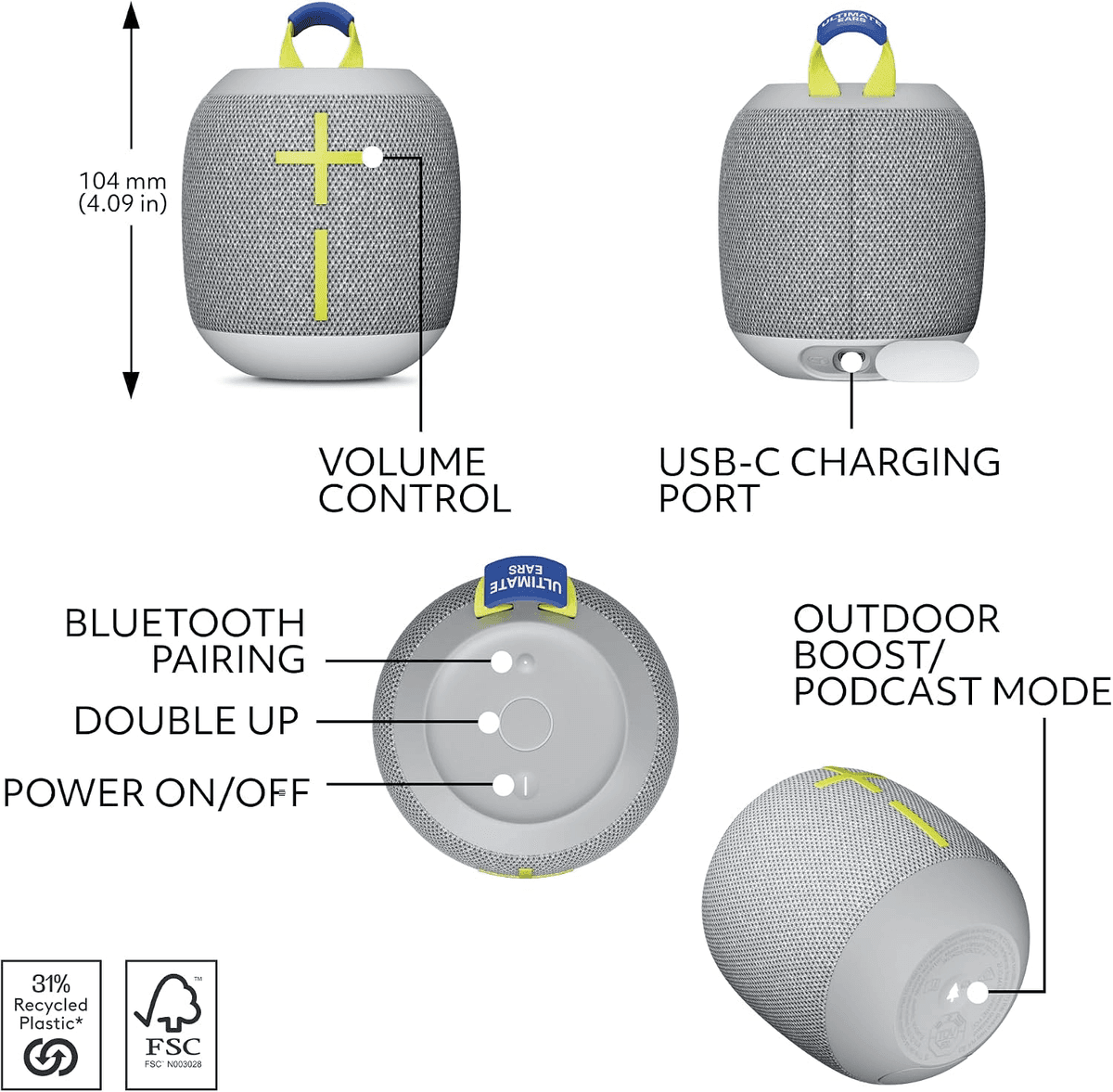Ultimate Ears WONDERBOOM 4 Bluetooth Speaker for $59.99 image 4