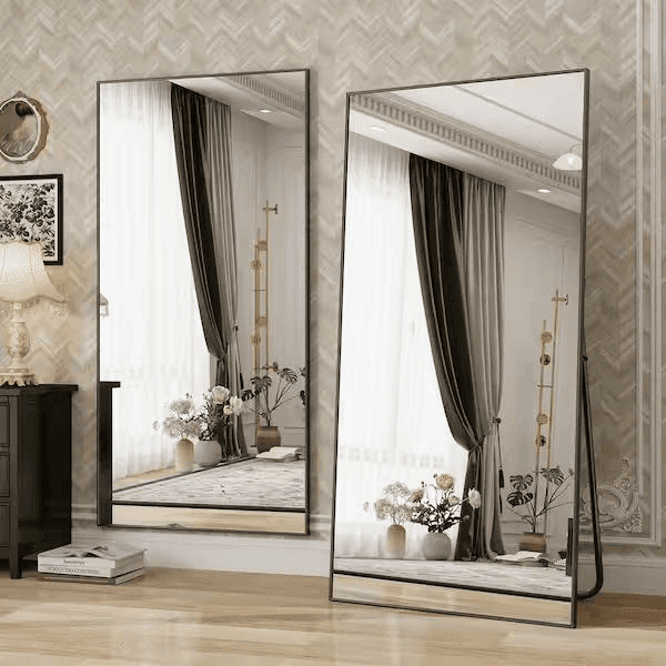 XRAMFY 34 x 76-In Black Framed Wall Mirror $139.97 image 2