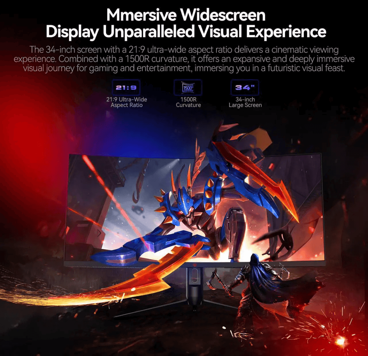 ABS GQ341NE 34-inch 240Hz Ultrawide Gaming Monitor $249.99 with Code image 3
